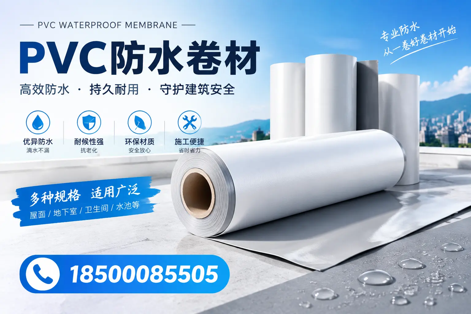 如何选择适合的PVC防水卷材?专家为您解答阳泉的需求
