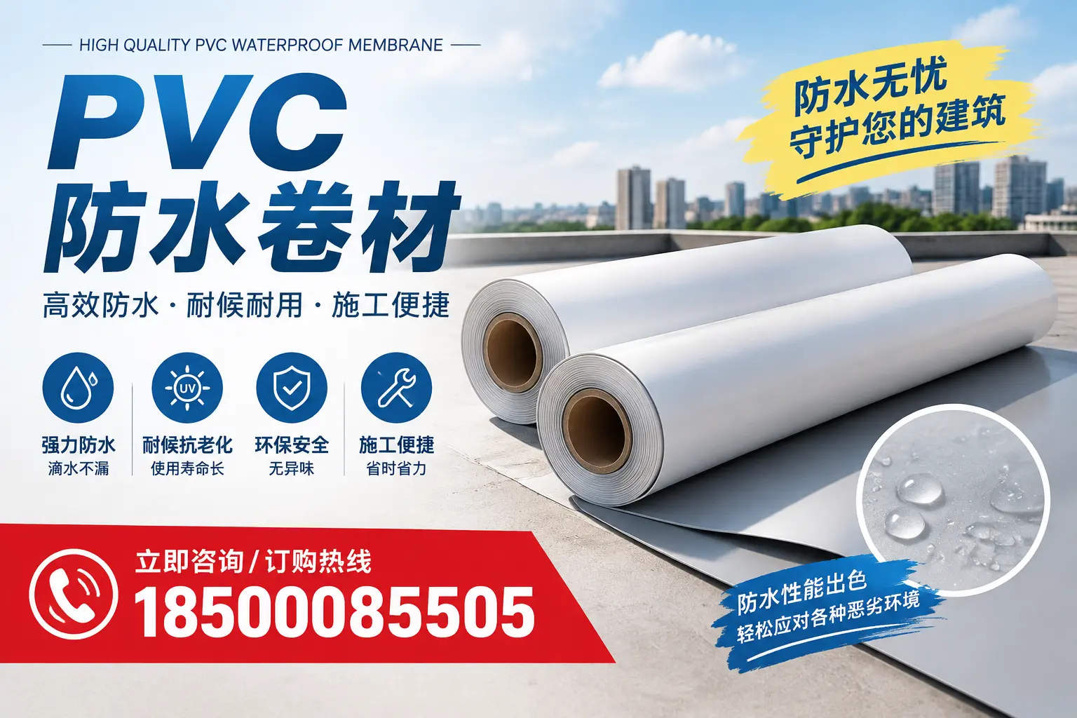 如何正确储存PVC防水卷材?阳泉用户的实用建议