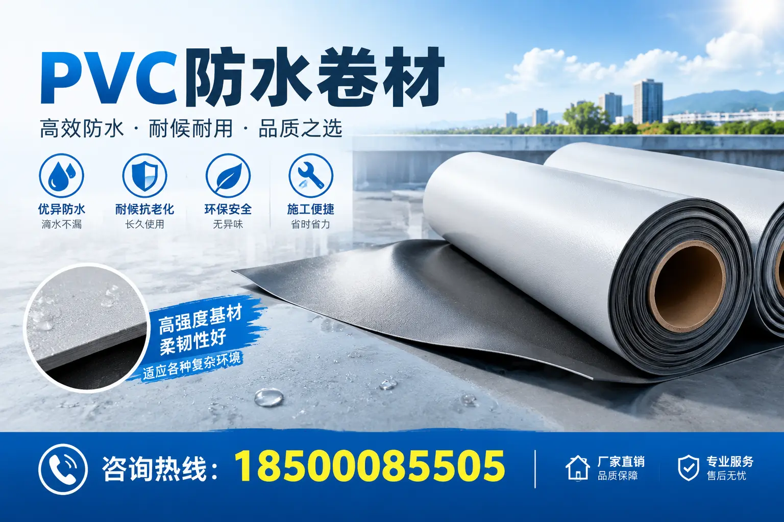 PVC防水卷材的环保特性与可持续发展探讨阳泉