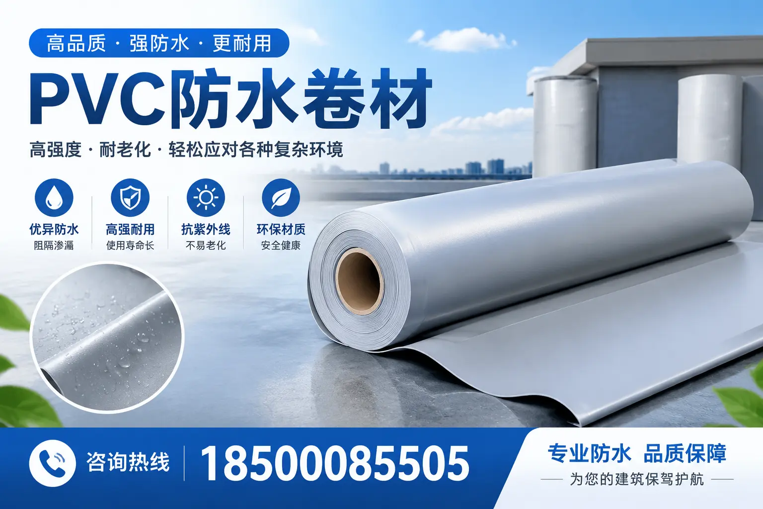 如何评估PVC防水卷材的质量,阳泉消费者必读指南